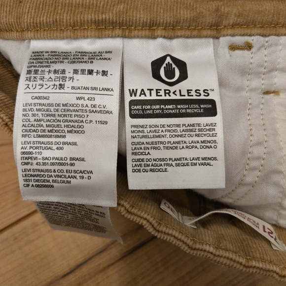 Ladies Levi 721 size 30 corduroy skinny pants - Picture 4 of 11